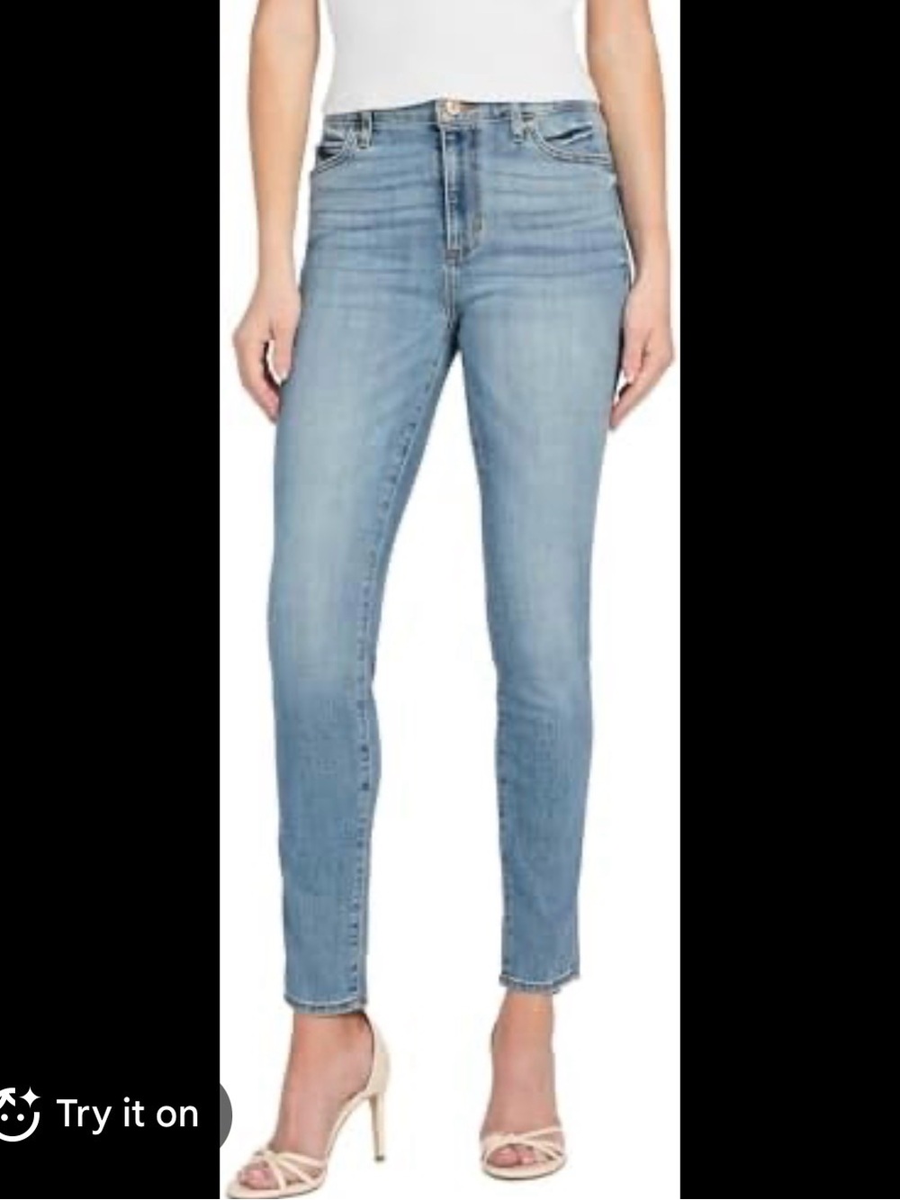 7 For All Mankind Light Wash High-Rise Skinny Women’s Jeans